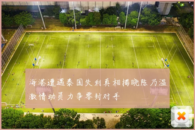 海港遭遇泰国失利真相揭晓陈乃温激情动员力争零封对手