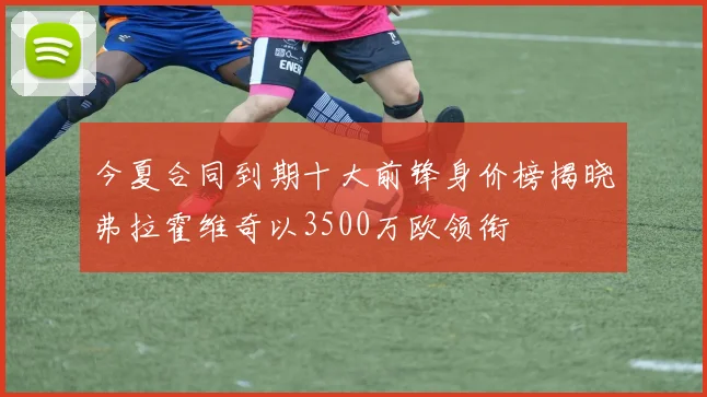 今夏合同到期十大前锋身价榜揭晓弗拉霍维奇以3500万欧领衔